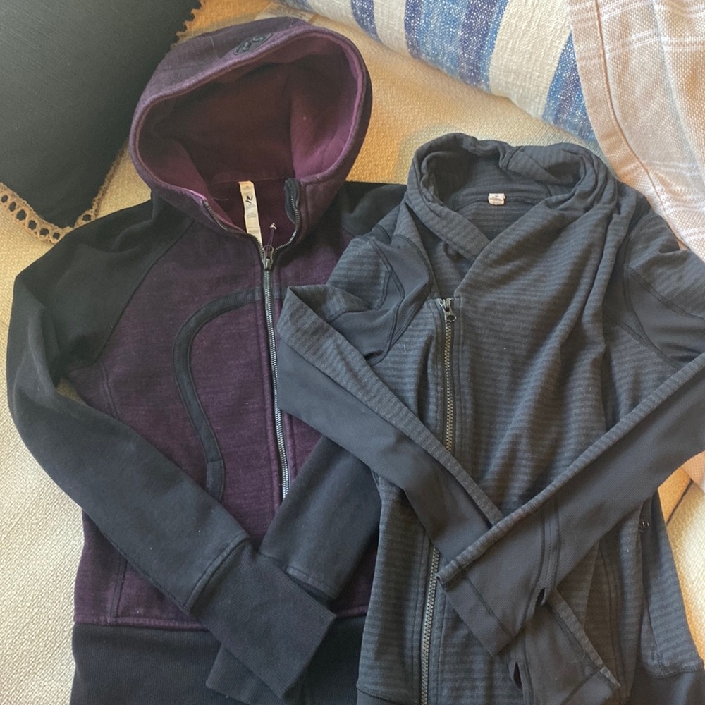 2 Lululemon jackets (size S or 4)